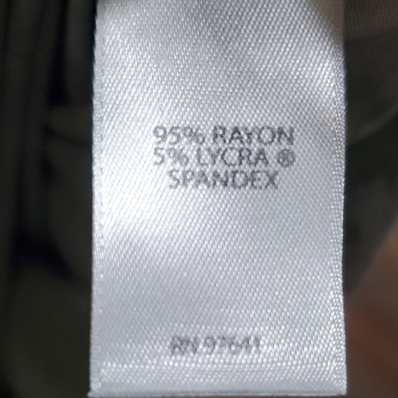 J. Jill Teal and White Floral Maxi Dress - Picture 7 of 10